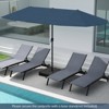 Tangkula 13 FT Double-sided Patio Umbrella Outdoor Large Twin Size Umbrella - 3 of 4