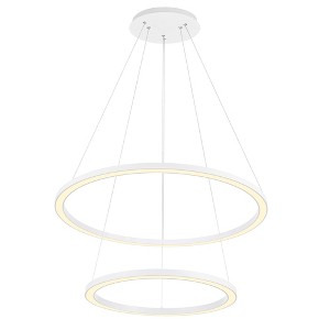 CWI Lighting Chalice LED Chandelier With White Finish - 1 of 4