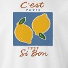 Rerun Island Men's Cest Paris 1999 Si Bon Long Sleeve Graphic Cotton Pullover Sweatshirt - 2 of 4