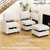 Belffin 9 Seats Chenille Modular Sectional Sofa Sleeper Couch with Storage for Living Room - 4 of 4