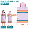 SUN CUBE Lightweight Kids Towel Changing Swim Robe Surf Beach Towel, Quick Dry Microfiber Hooded for Boys Girls 3-12 Years - 3 of 4