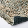 Ledges Digital Floral Print Distressed Persian Rug Green - Threshold™ designed by Studio McGee - image 4 of 4