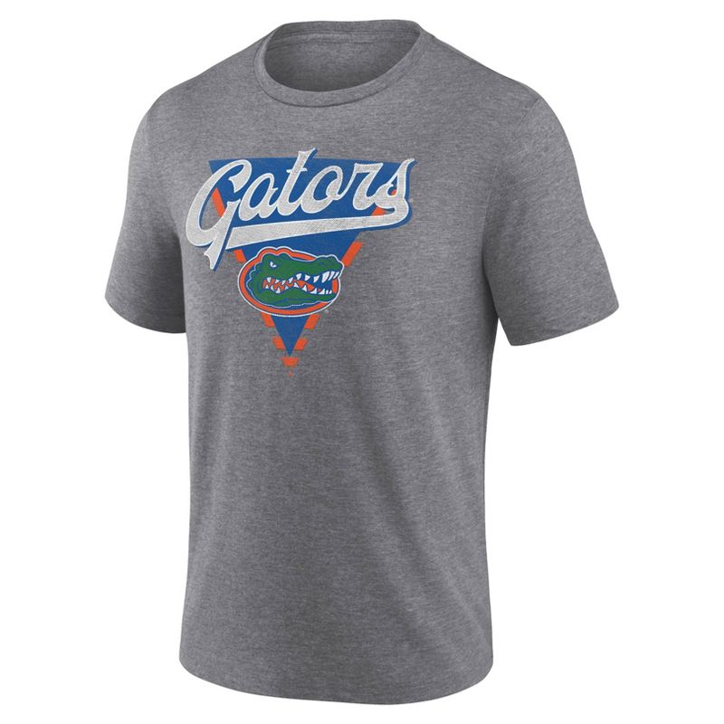 NCAA Florida Gators Men&#39;s Gray Triblend T-Shirt, 2 of 4