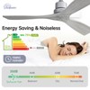 Sofucor 52'' Ceiling Fan Ceiling Fans without Lights Reversible DC Motor for Patios and Bedroom - 4 of 4