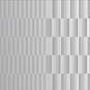 Symmetry Mono Grey and Silver Geometric Paste the Wall Wallpaper - 4 of 4