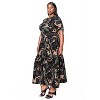 L I V D Women's Remi Camo Tiered Maxi Dress - 2 of 3
