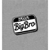 Big Bro Name Tag Boy's Crew Neck Short Sleeve Tee - 2 of 2