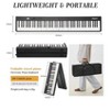 Coucheta 88-Key Digital Piano - Semi-Weighted Portable Keyboard with Full Kit (Stand, Headphones, Pedal, Power & Bag) for Beginners & Adults - 3 of 4