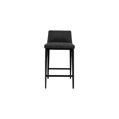 Olubusayo Counter Height Barstool Charcoal Gray - Alder Bay