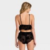 Women's Flocked Lingerie Set - Auden™ - 2 of 4