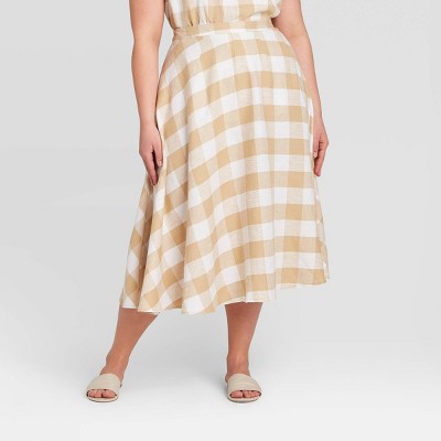 plus size midi skirt outfits