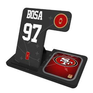 NFL San Francisco 49ers Players Game Tactic 15-Watt 3 in 1 Charging Station - 1 of 4