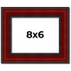 PosterPalooza | Photo Size Weathered Red Picture Frame - UV Acrylic, Foam Board Backing, Hanging Hardware - 2 of 4