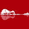 Junior's Design By Humans Nature Guitar By Maryedenoa T-Shirt - 2 of 3