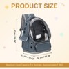 Unique Bargains Pet Portable Travel Backpack for Small Dog with Transparent Cover - 2 of 4