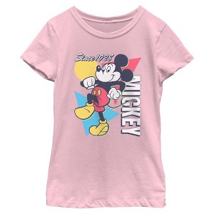 Girls Mickey & Friends Since 1918 Retro T Shirt - 1 of 4