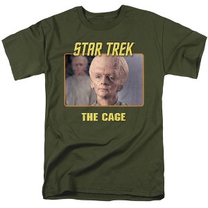 St Original The Cage Adult T-Shirt Military Green - 1 of 4