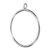 Unique Bargains Metal Electroplating Curtain Rod Accessory Curtain Ring 28 Pcs - 4 of 4