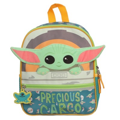 Kids' Star Wars: The Mandalorian Grogu 12 Backpack - Green : Target