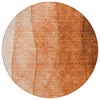 Orange And Copper Ombre Washable Indoor Outdoor Area Rug - 4 of 4