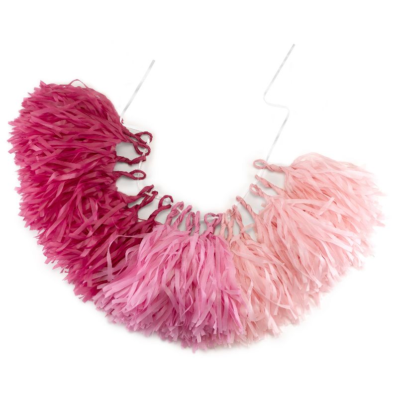 Pink Ombre Tassel Garland, 1 of 4