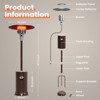 Pamapic 48000 BTU Freestanding Propane Patio Heater with Cover - 3 of 4