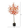 Nearly Natural 4-ft Fall Birch Artificial Autumn Tree - 3 of 4