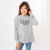The Juniper Shop SmileyWorld School Handwriting Lines Youth Long Sleeve Tee - 3 of 4