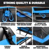 Mockins 35 Cubic Ft Rooftop Cargo Bag - 80"x40"x19"-Blue - 4 of 4