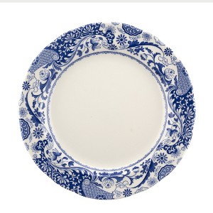 Spode Blue Italian Brocato Plate - 1 of 3
