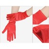 INSPIRE CHIC Women's Satin Lightweight Wrist Length Gloves - 3 of 4