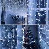 Itopfox 32.8ft 400 LED Icicle String Lights 8 Lighting Modes Waterproof Curtain Fairy Lights for Outdoor Indoor Christmas Decor 1 Pack - 4 of 4