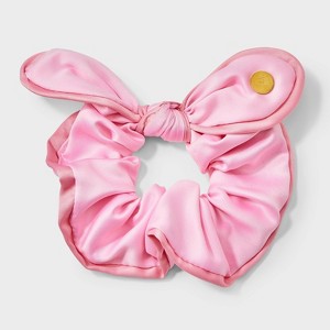 Bijoux Sport by Luv Aj MLS Logo Bow Hair Twister - Inter Miami CF: Polyester & Stainless Steel Scrunchie - 1 of 2
