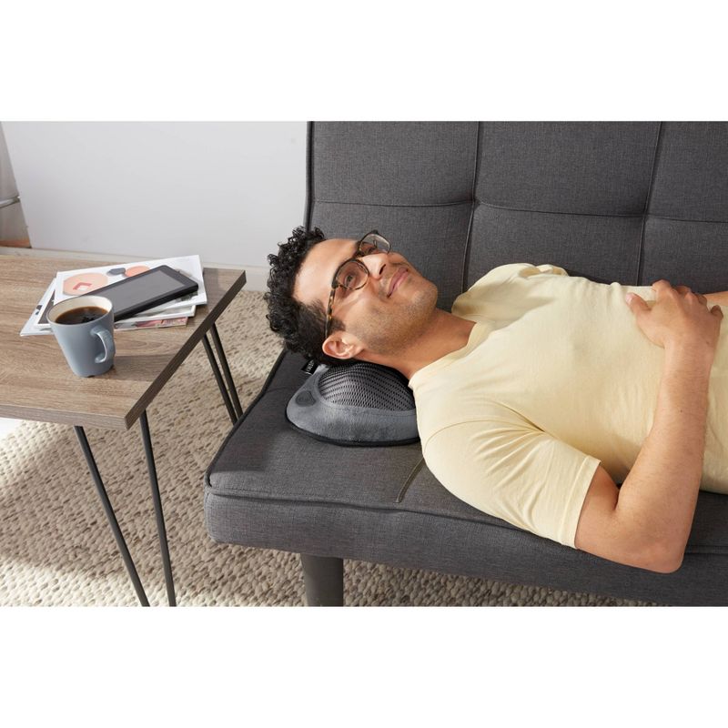 HoMedics Cordless Shiatsu Body Massage Pillow with Heat, 3 of 8