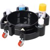 Heavy duty 5-gallon bucket cart with smooth rolling swivel casters and safety lock for car washing and detailing - 4 of 4