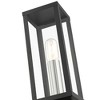 Livex Lighting Gaffney 1 - Light Post Light in  Black/Brushed Nickel - 4 of 4