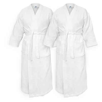 Ben Kaufman Velour Robe - Hotel & Spa Quality Cotton Robe - Velour, His / Hers (2 Pack)
