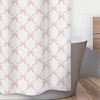 Sweet Jojo Designs Girl Shower Curtain 72in.x72in. Ballerina and Ballet Bows Pink and White - 3 of 4