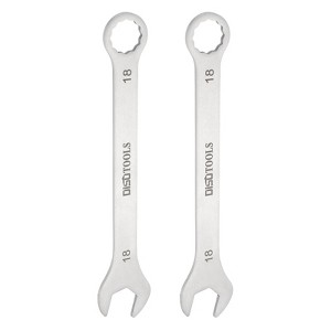 Unique Bargains 3Cr13 Stainless Steel Metric Thin Combination Wrenches 2 Pcs - 1 of 4