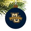 Marquette University Primary Logo Wood Christmas Tree Holiday Ornament - 4 of 4