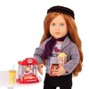 Our Generation Retro Popcorn Machine for 18" Dolls - Pop Pop Popcorn Set - 2 of 4