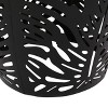 Modern Metal Outdoor End Table Large size No Assembly-Christopher Knight Home - 4 of 4