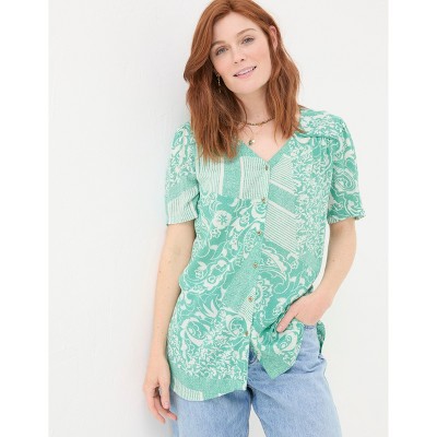 FatFace Women's Cassidy Patched Paisley Tunic