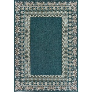 Oriental Weavers Latitude 1503B Teal/ Grey Indoor/Outdoor Area Rug - 6'7" x 9'2" - 1 of 1