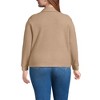 Lands' End Women's Waffle Relaxed Long Sleeve Shirt Jacket - 2 of 3