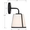 Crystorama Lighting Fulton 1 - Light Vanity in  Black - 2 of 2