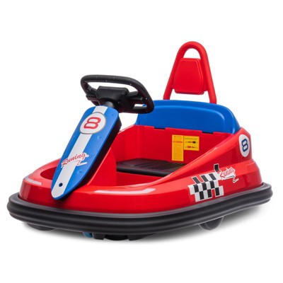 6V Kids Ride-On Bumper Car for Toddlers (Ages 3-6) – 360° Spin, Lights, Music, Horn & Safety Belt