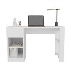 PAGED Versatile Gaming Desk Contemporary Computer Desk with 1 Drawer and 2 Shelves, Writing Desk for Study, Living Room - 3 of 4