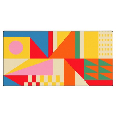 Jen Du Beach City Desk Mat