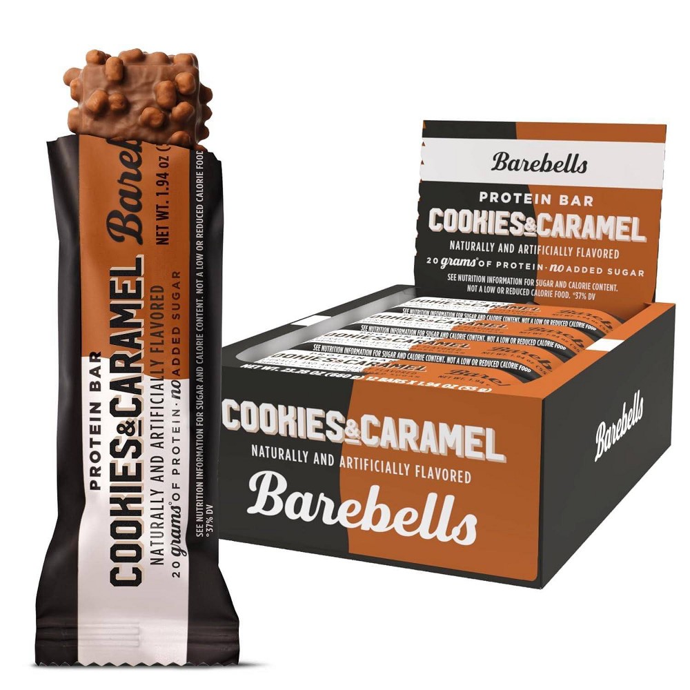 Barebells Cookies & Caramel Nutrition Protein Bars - 20gms Protein - 12pk/23.28oz